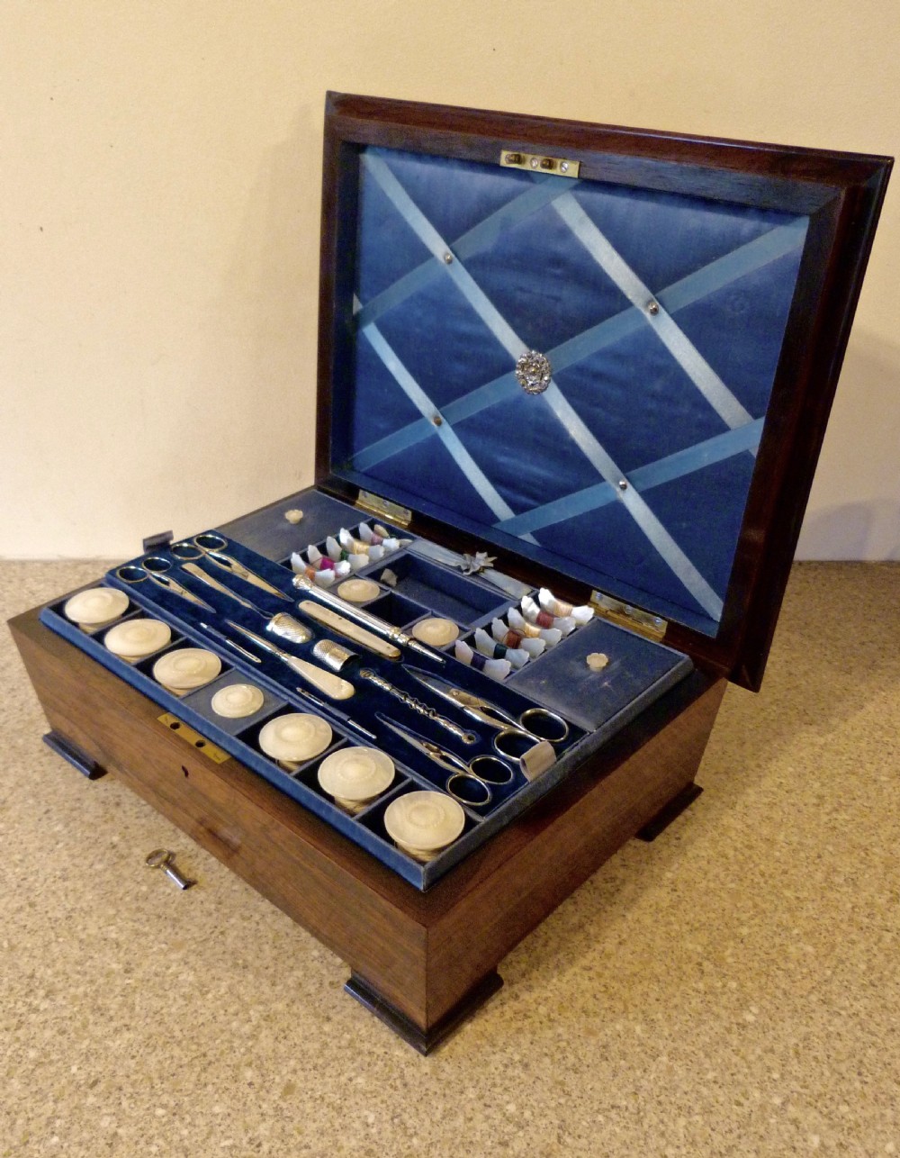 VERY FINE FULLY-FITTED SEWING BOX View IV