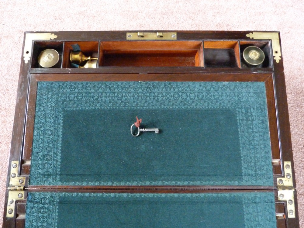 EXCELLENT WRITING BOX WITH CANDLESTICKS View IV