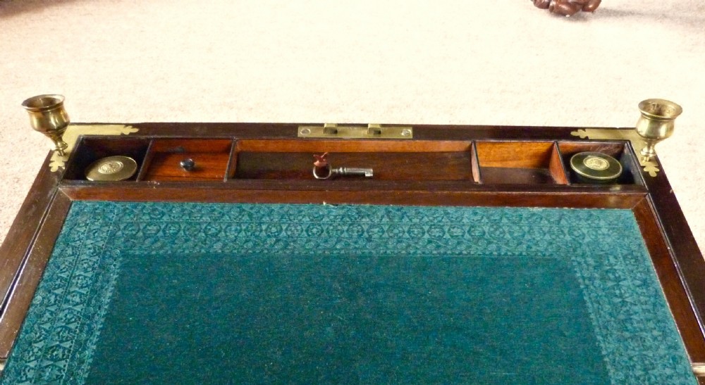 EXCELLENT WRITING BOX WITH CANDLESTICKS View V