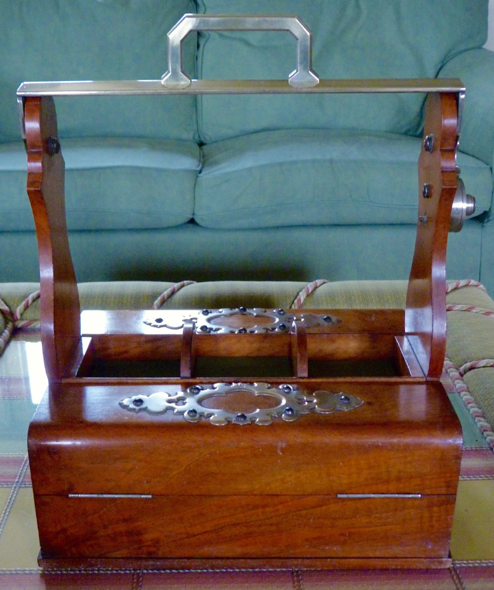 RARE TANTALUS BY BETJEMANN WITH SECRET DRAWERS View IV