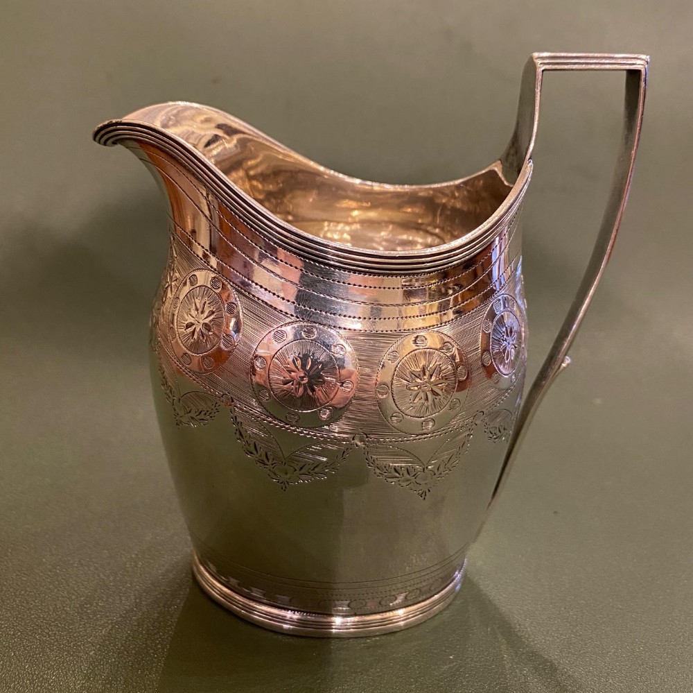 Peter & William BATEMAN: Silver CREAM JUG, Hallmarked 1796