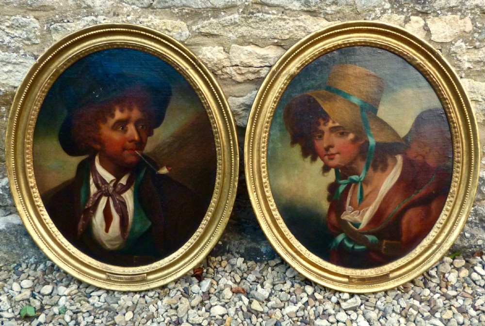 PAIR OF LATE 18TH CENTURY PORTRAITS