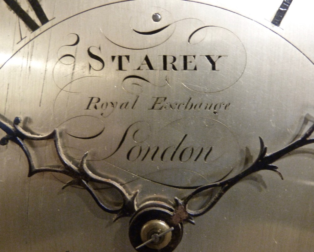 SMALL 18TH CENTURY VERGE WALL CLOCK View III