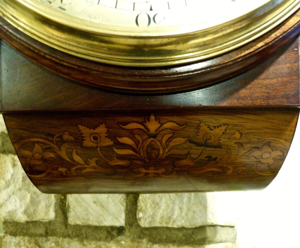 SMALL 18TH CENTURY VERGE WALL CLOCK View IV