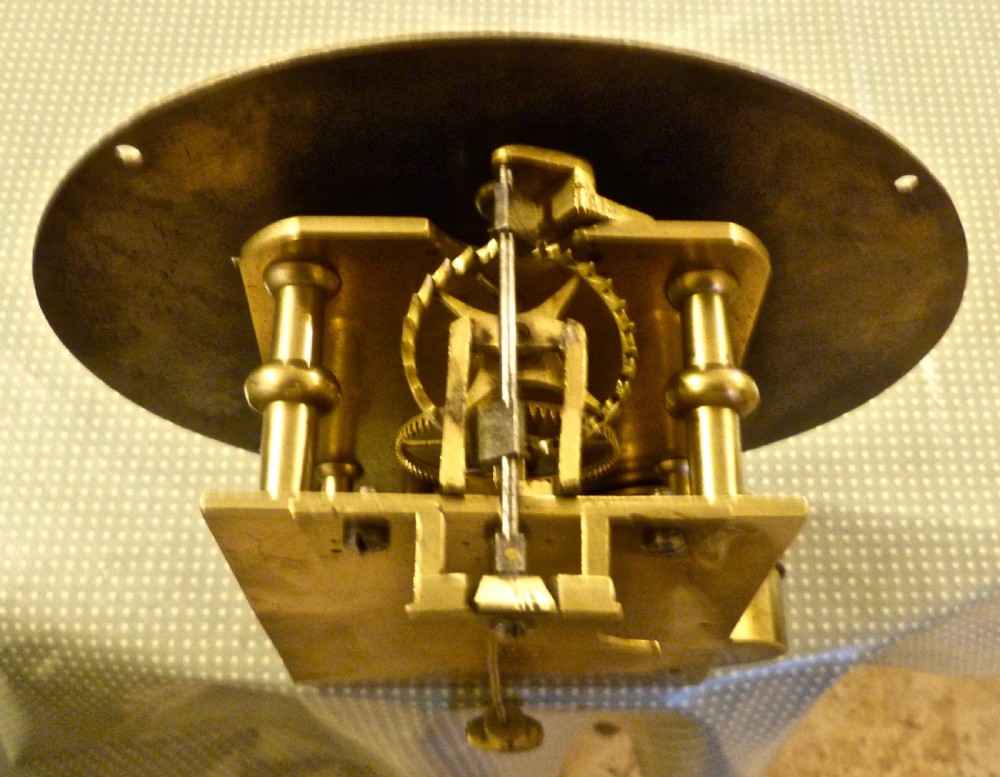 SMALL 18TH CENTURY VERGE WALL CLOCK View V