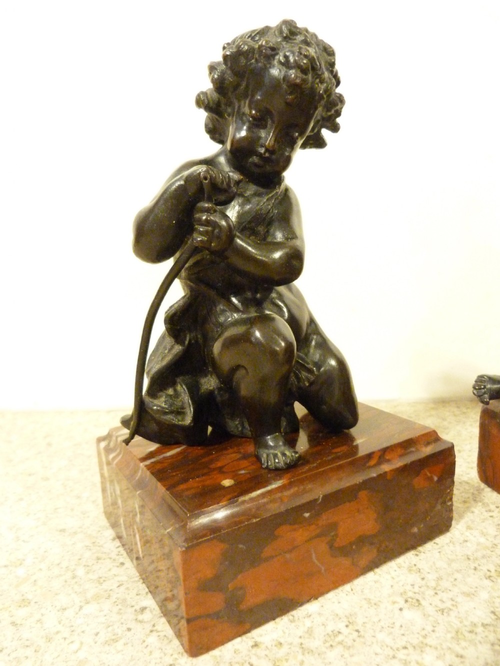 PAIR OF 19TH CENTURY BRONZE CHERUBS View II