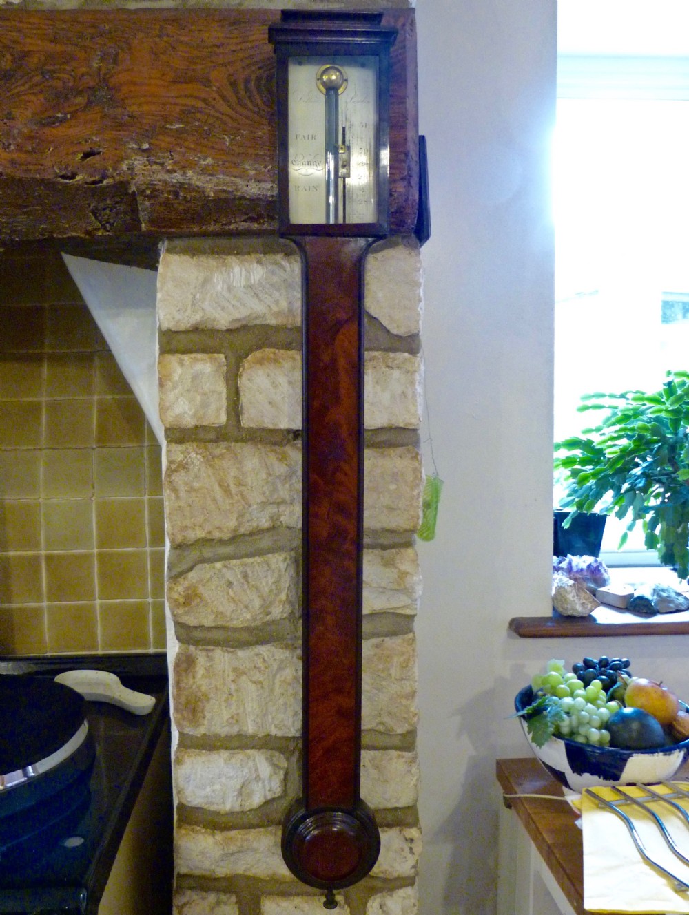 DOLLAND: EARLY 19TH CENTURY STICK BAROMETER View V