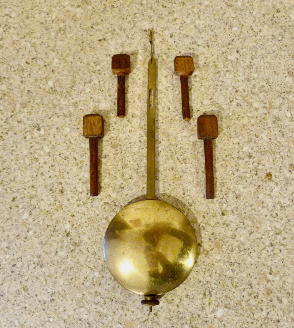 HANDSOME VICTORIAN MAHOGANY WALL CLOCK View IV