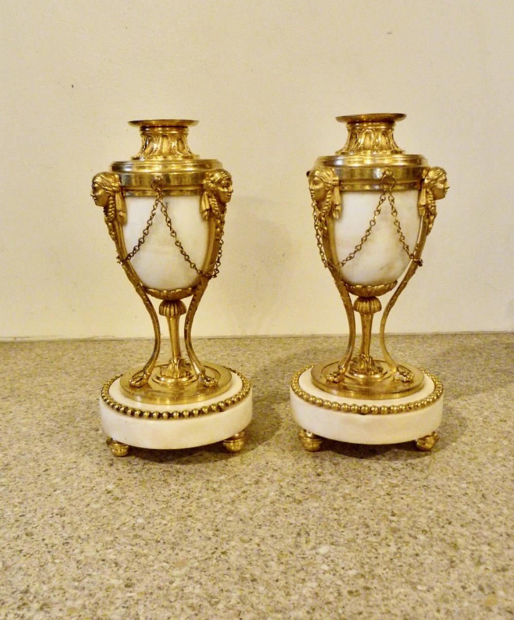 FINE PAIR OF FRENCH CASSOLETTES* View II
