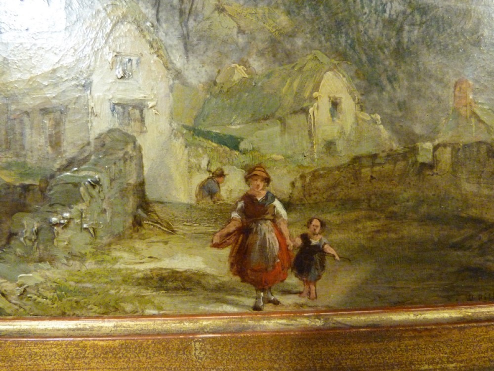 W.PITT: OIL PAINTING OF CHEDDAR GORGE View III