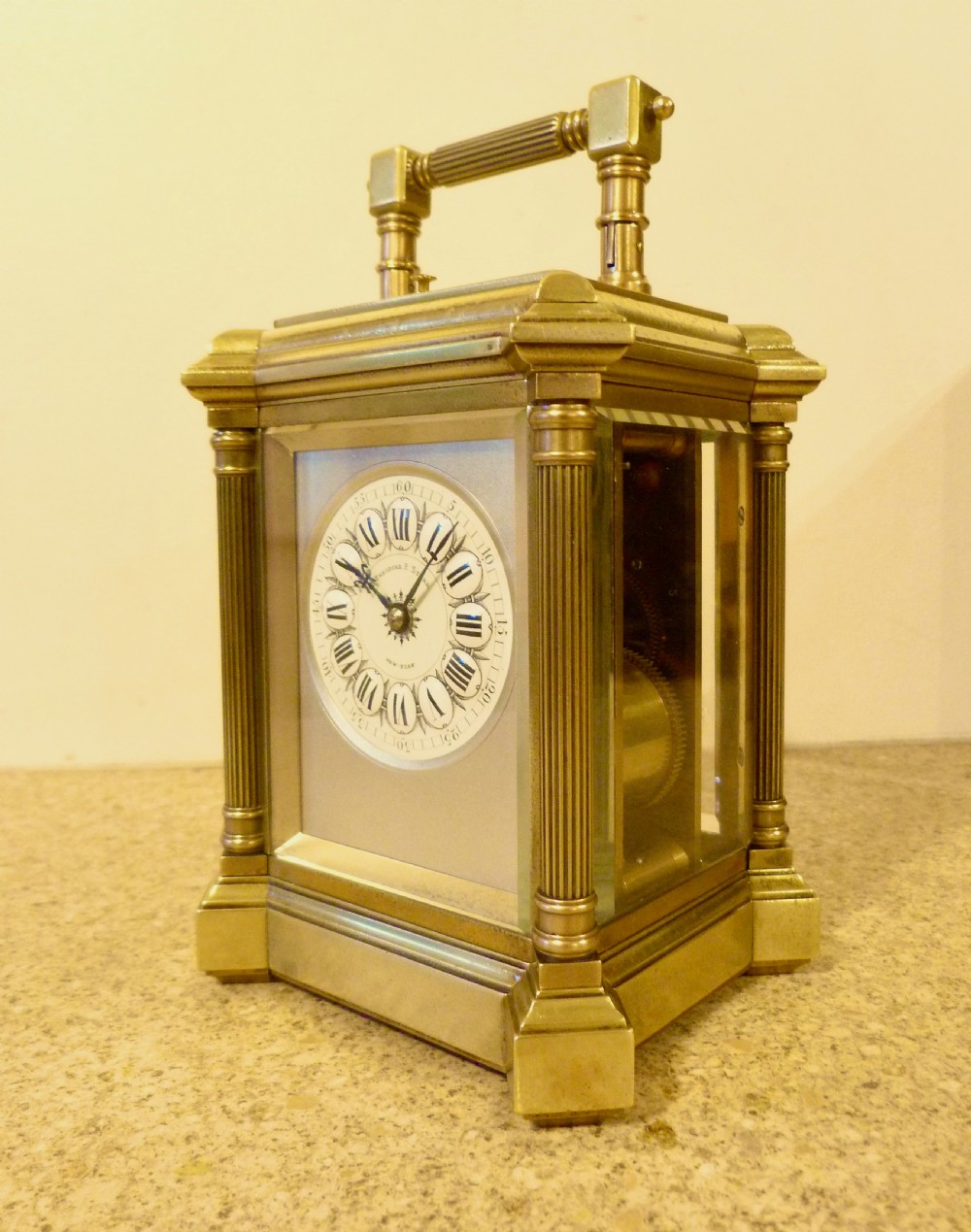 A VERY FINE FRENCH STRIKING CARRIAGE CLOCK View II