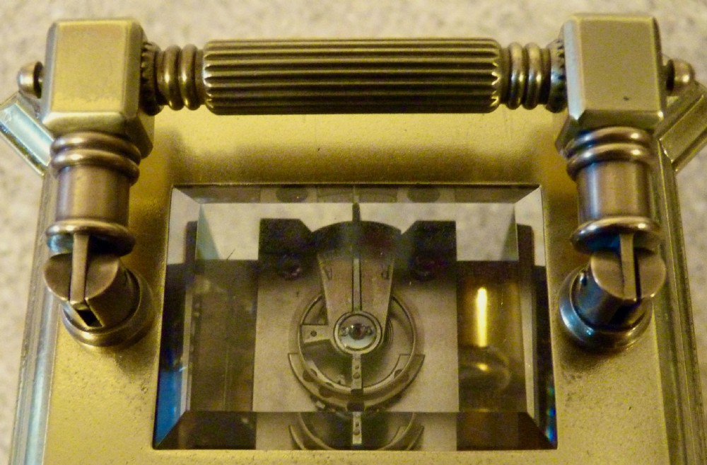 A VERY FINE FRENCH STRIKING CARRIAGE CLOCK View V