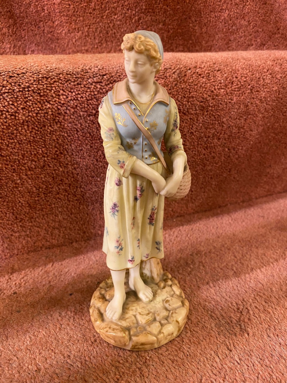 A good PAIR of Royal Worcester figures by James Hadley, dated 1895 View VI