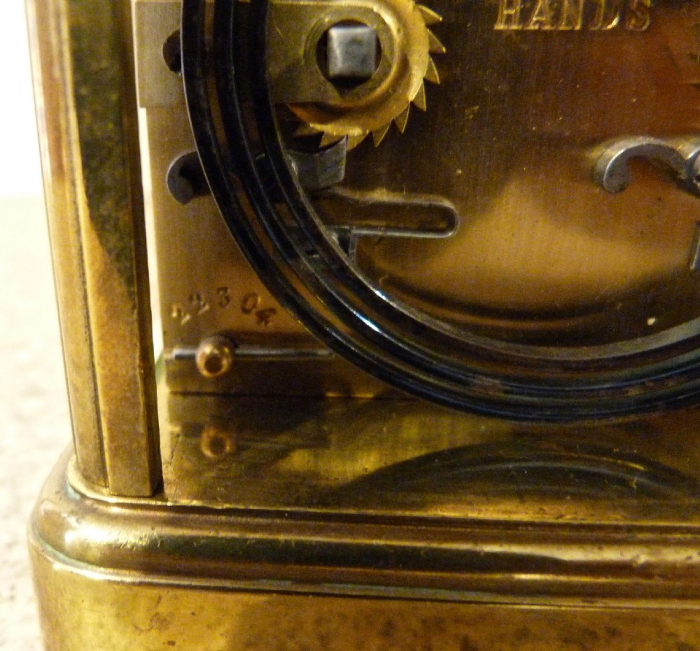 REPEATING CARRIAGE CLOCK BY DROCOURT View V