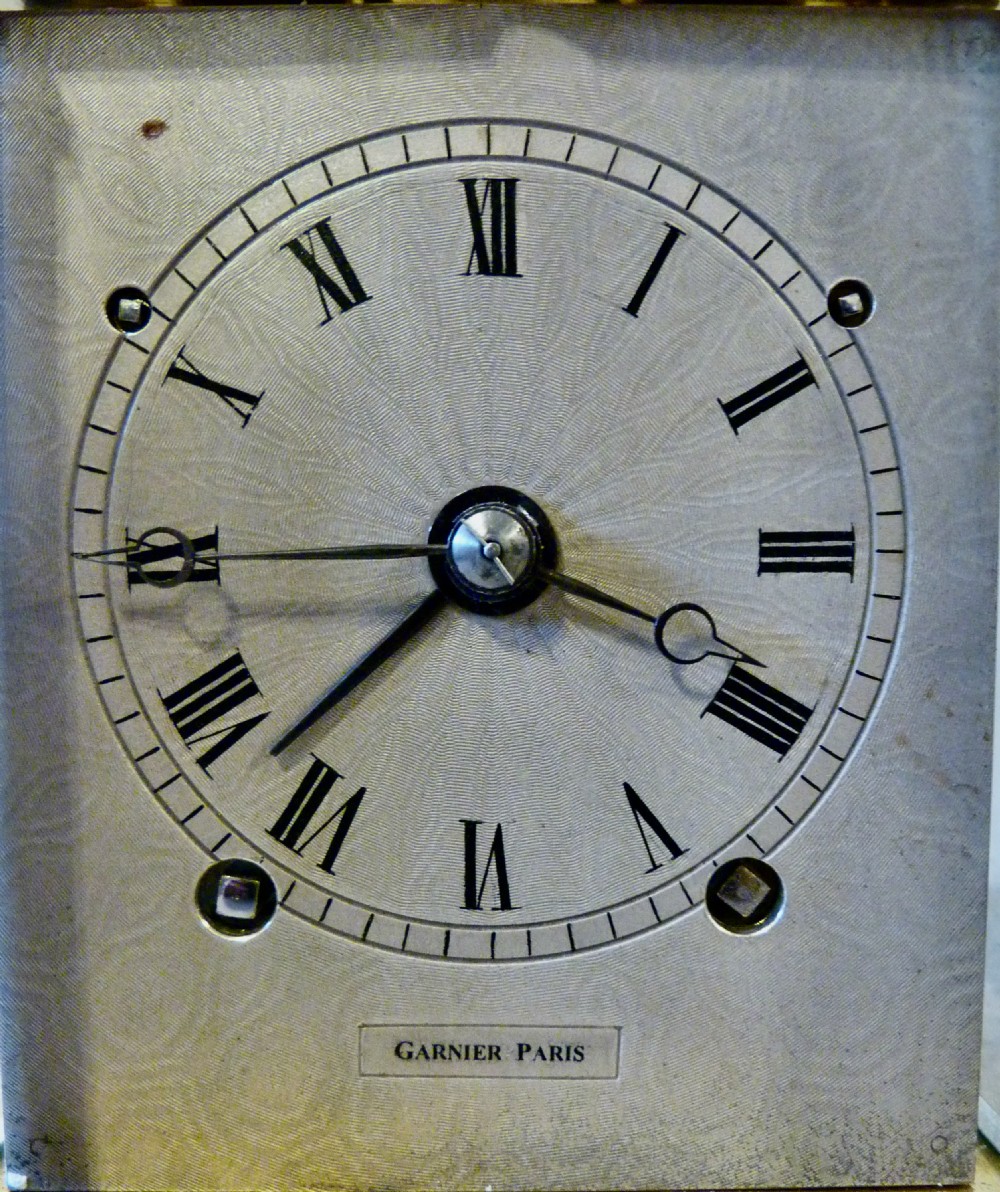 EARLY FRENCH CARRIAGE CLOCK BY GARNIER View V