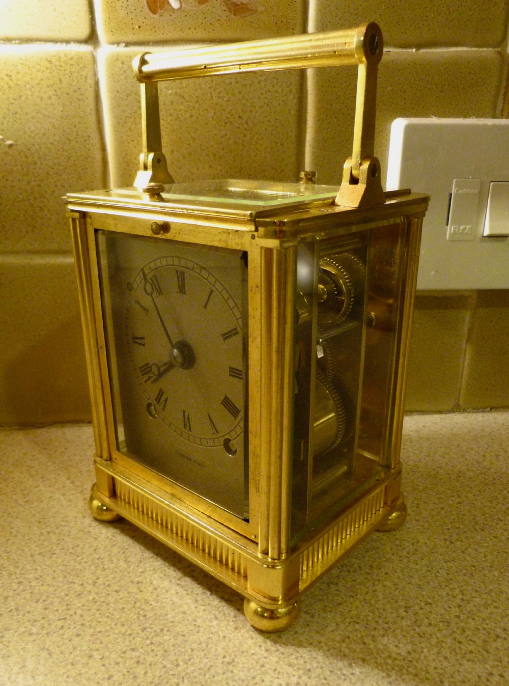 EARLY FRENCH CARRIAGE CLOCK BY GARNIER View VII