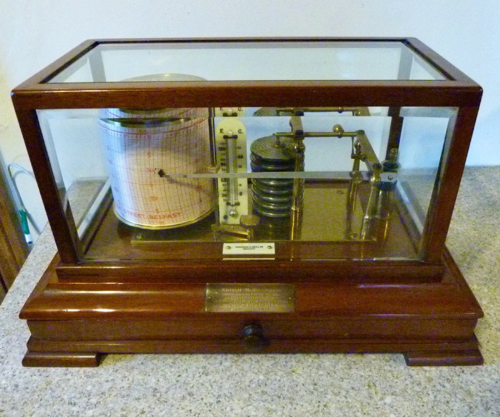 IRISH BAROGRAPH IN FULL WORKING ORDER View II