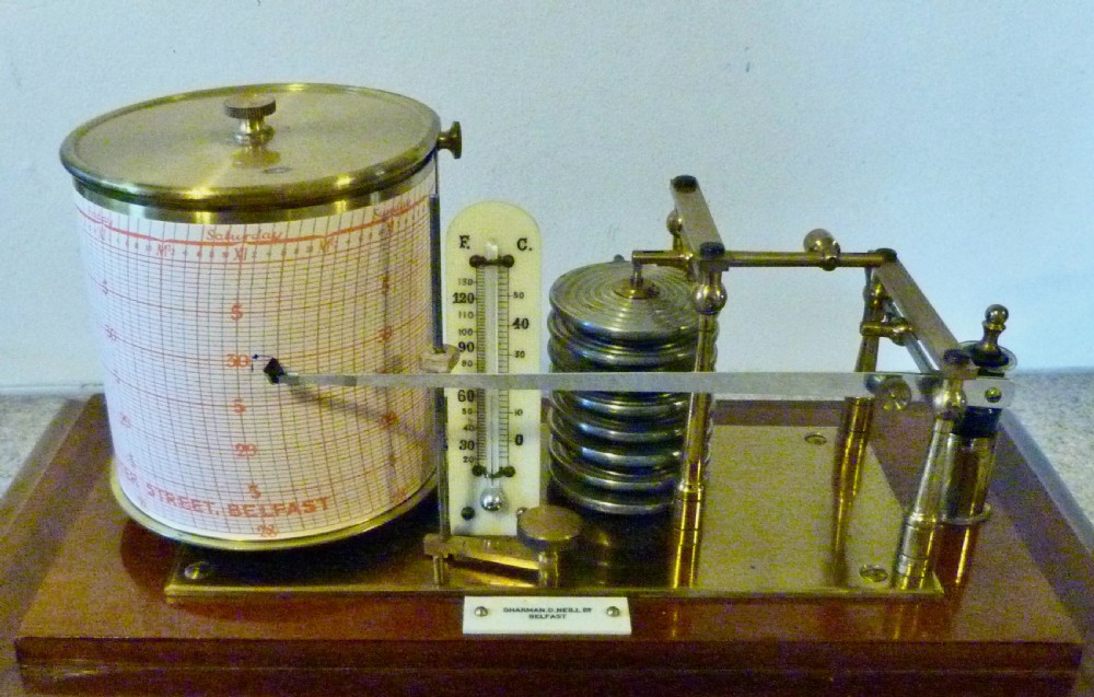 IRISH BAROGRAPH IN FULL WORKING ORDER View III