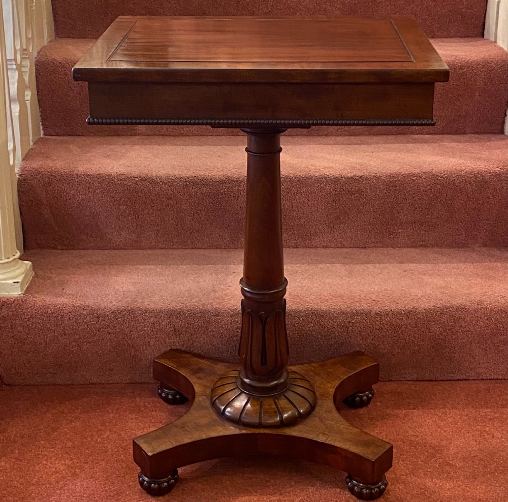 19th century mahogany FLOWER or CROCUS TABLE, possibly by Gillows