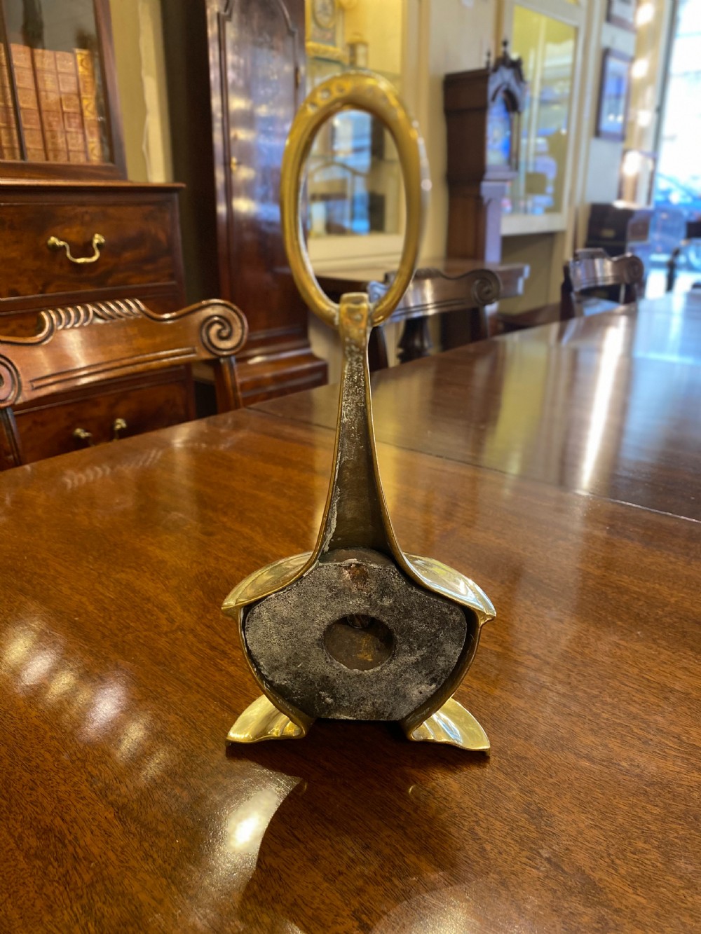 Good quality 19th century brass weighted Door Stop View III