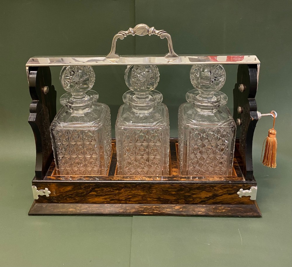 Betjemann - Coromandel wood 3-decanter TANTALUS