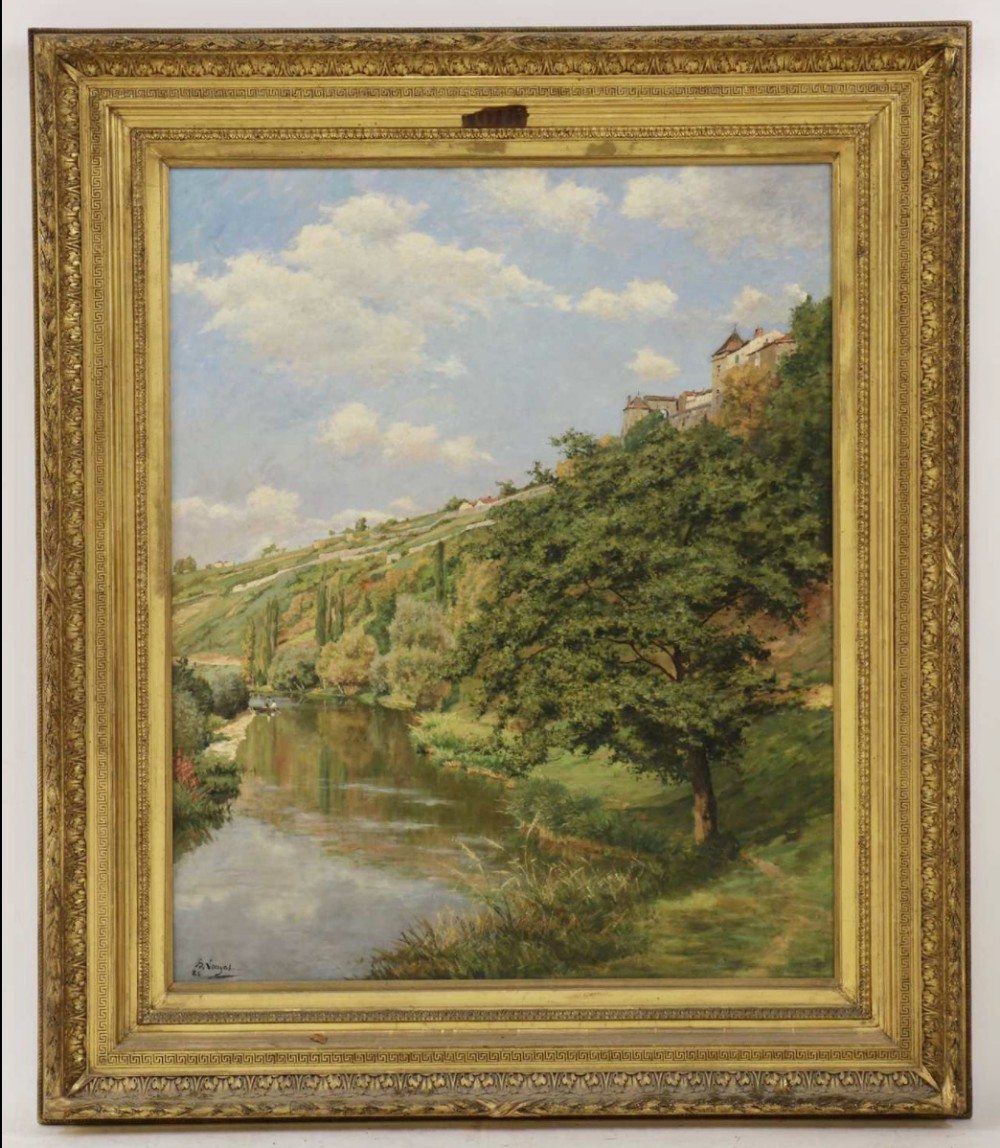 LARGE HIGHLY IMPRESSIVE OIL PAINTING