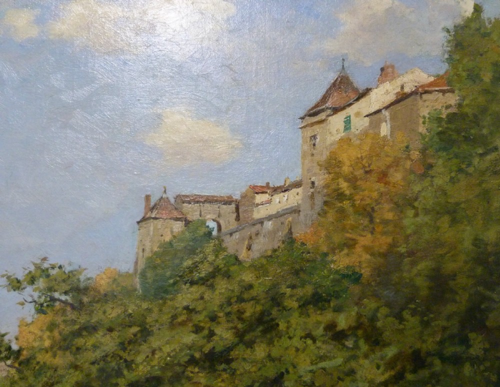 LARGE HIGHLY IMPRESSIVE OIL PAINTING View IV