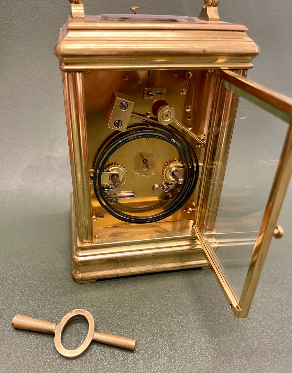 Alfred Drocourt: A Good Repeating Carriage Clock View VI
