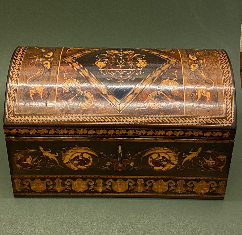Pretty Domed Jewellery Casket