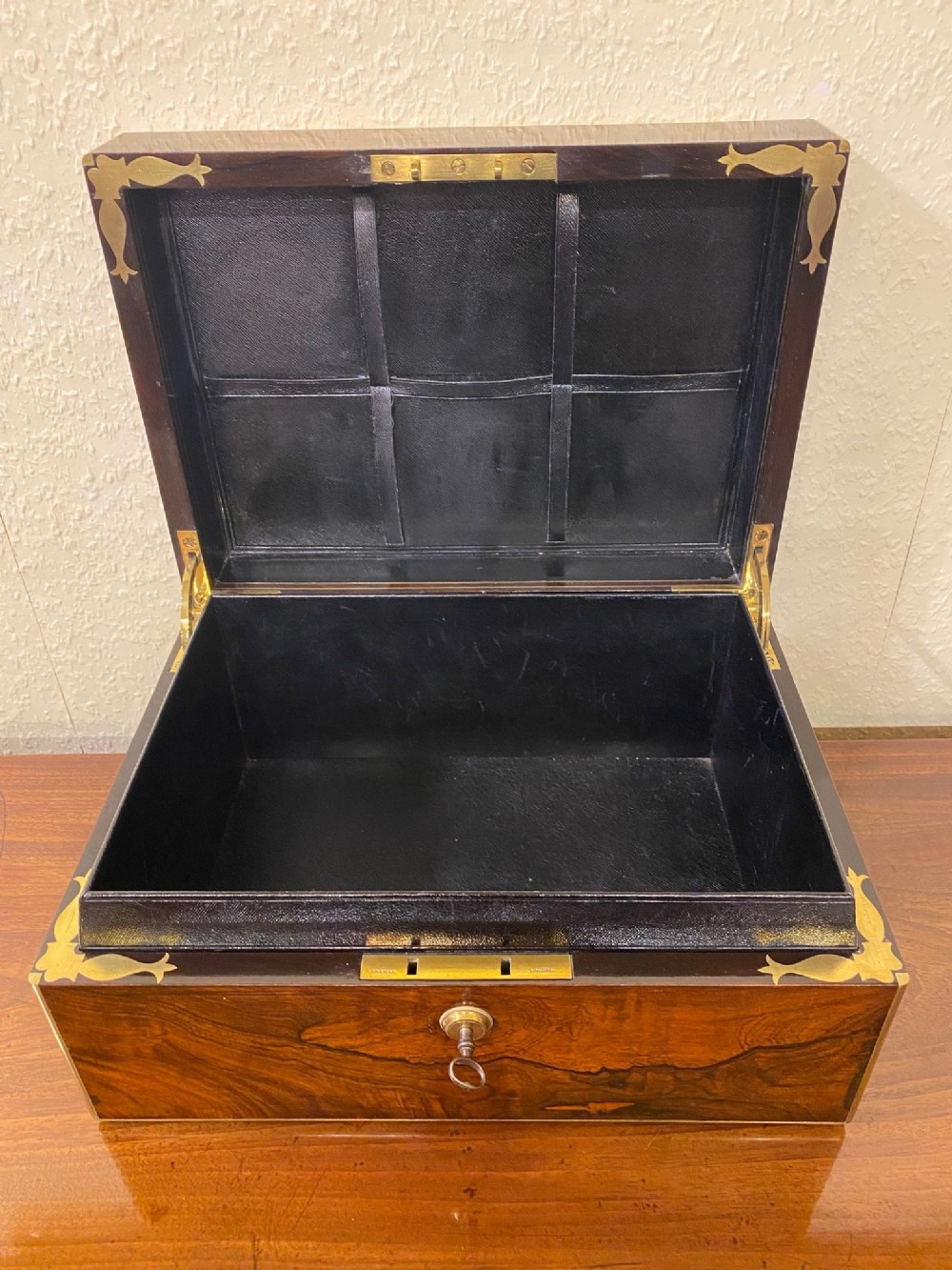 Excellent Mid-19th Century Rosewood Document Box