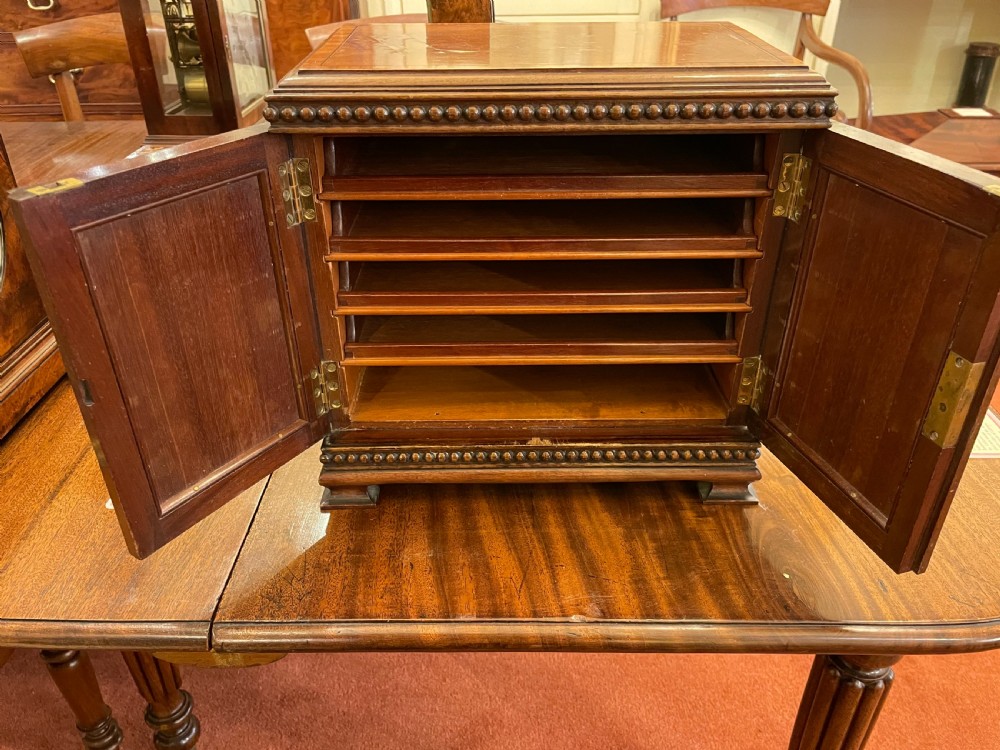 Pretty Small Burr Walnut Table Cabinet View III