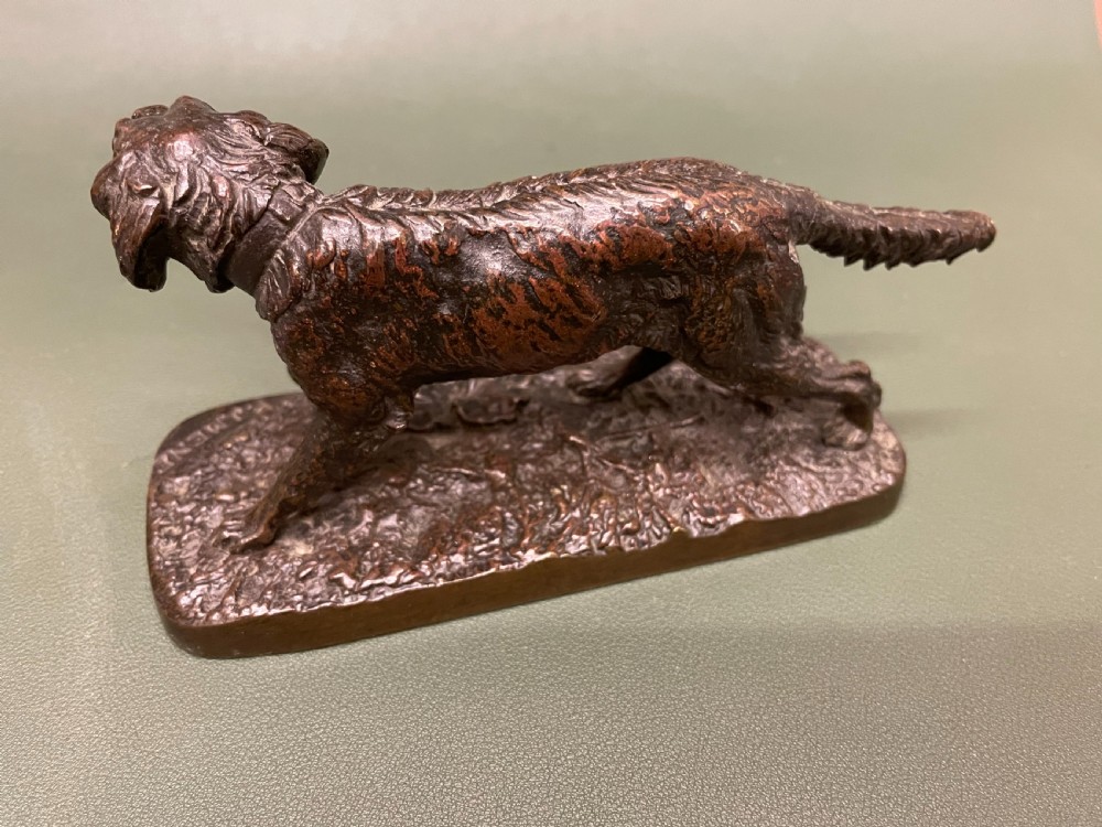 French Bronze Figure Of A Retriever By PJ Mene View III