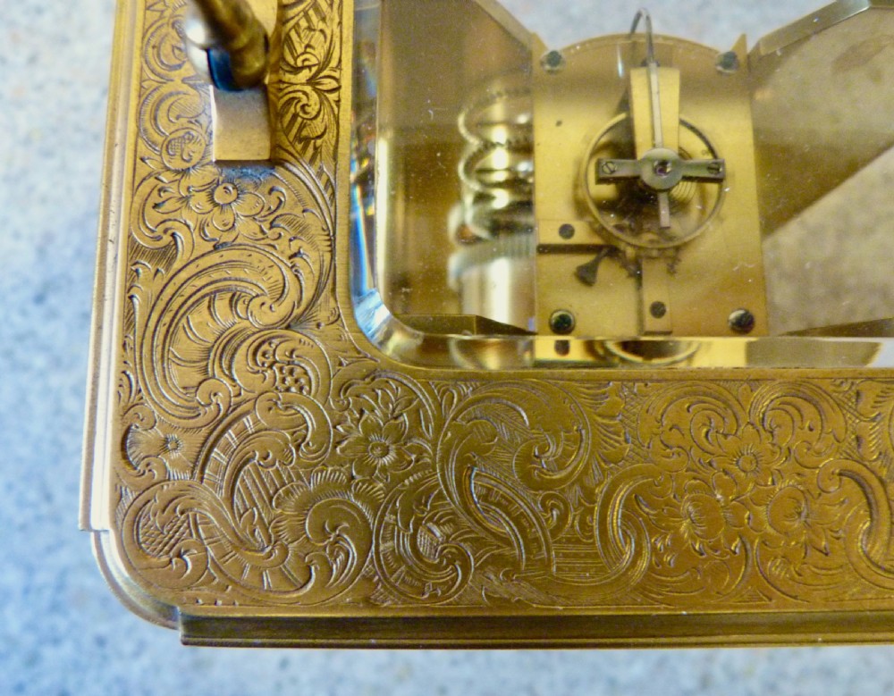 A SUPERB GIANT FRENCH CARRIAGE CLOCK View IV