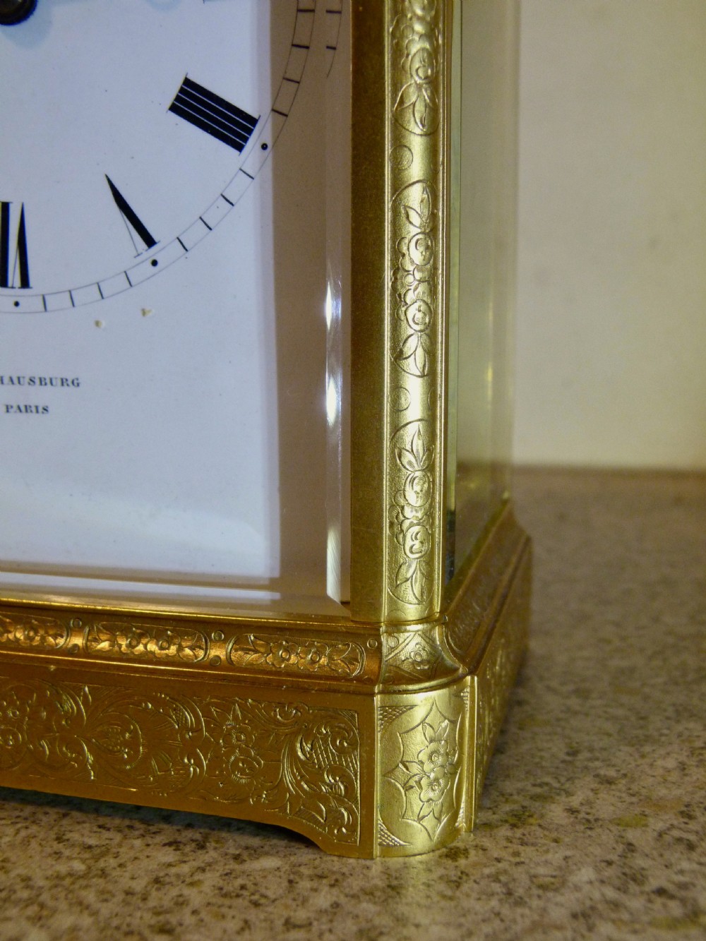 A SUPERB GIANT FRENCH CARRIAGE CLOCK View V