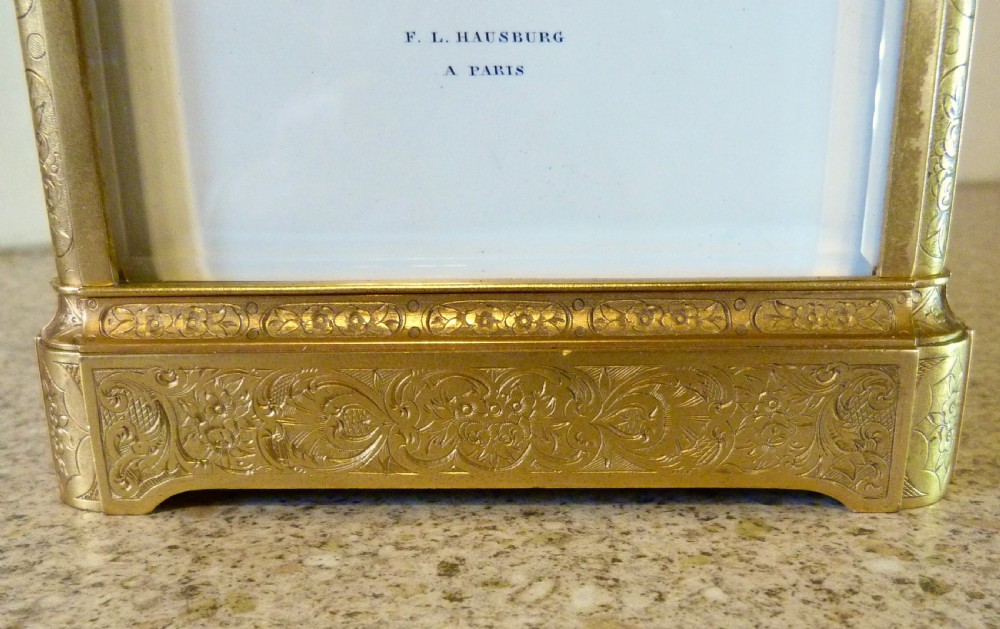 A SUPERB GIANT FRENCH CARRIAGE CLOCK View VIII