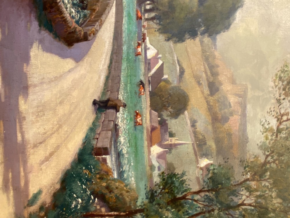Oil painting on canvas by E. Hartley-Mooney (1918) View VIII