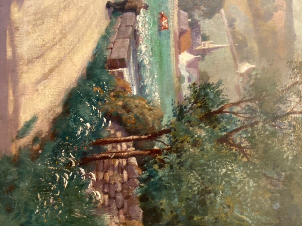 Oil painting on canvas by E. Hartley-Mooney (1918) View IX