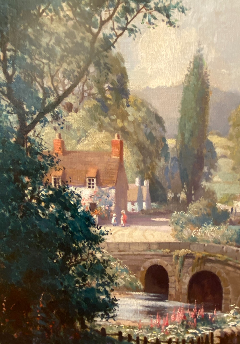 Oil painting on canvas by E. Hartley-Mooney (1918) View X