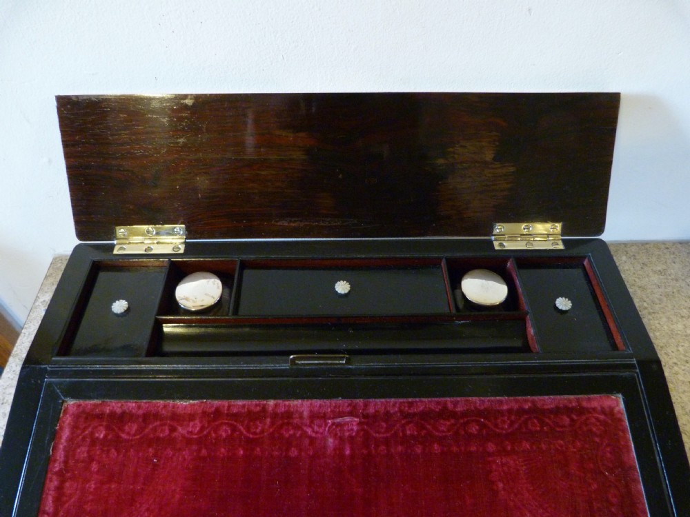 LADY'S INLAID ROSEWOOD WRITING BOX View III