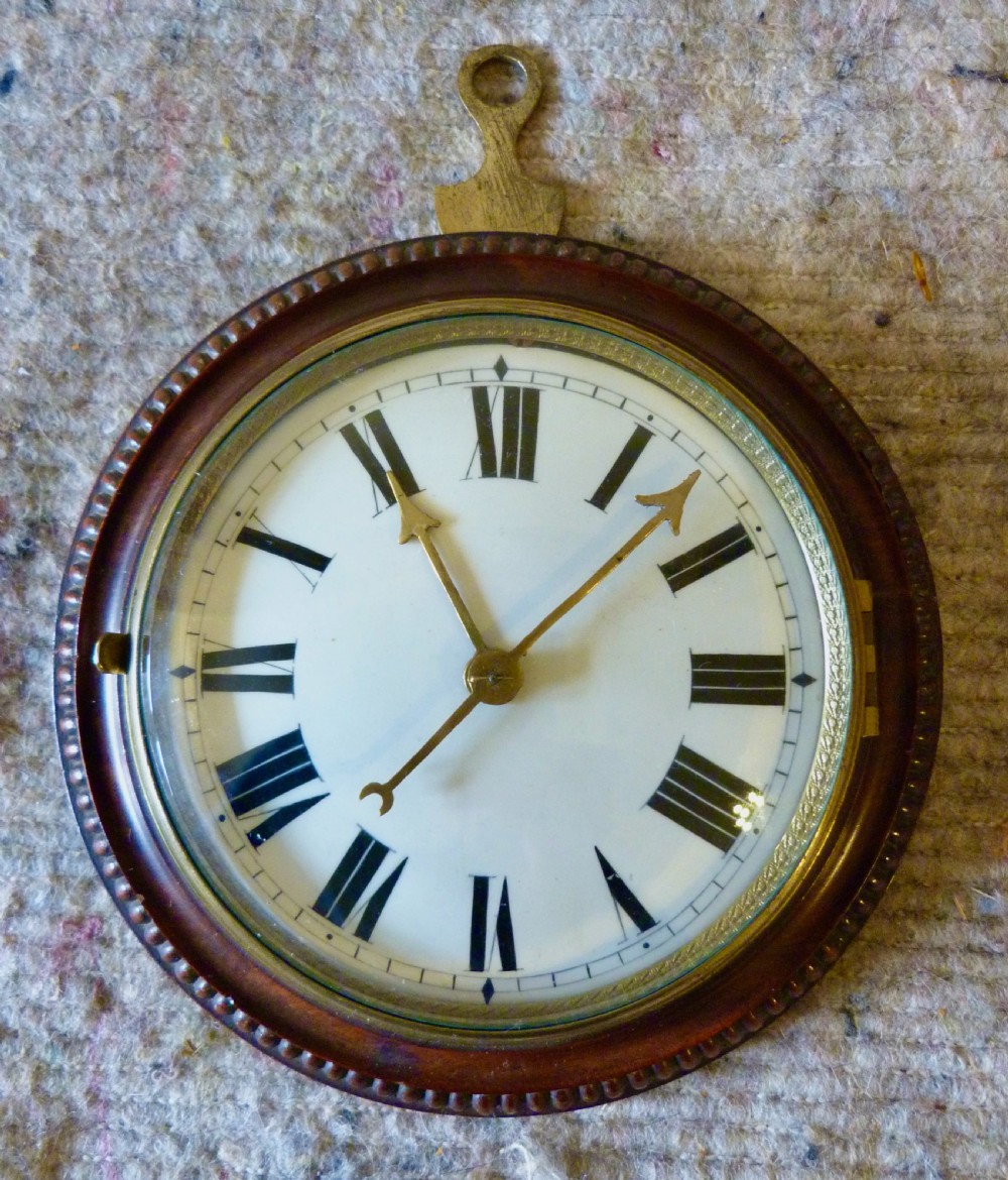 AN ORIGINAL WORKING GEORGE III 'SEDAN CLOCK'