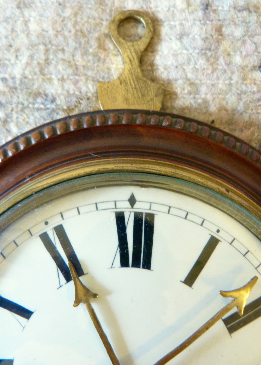 AN ORIGINAL WORKING GEORGE III 'SEDAN CLOCK' View II