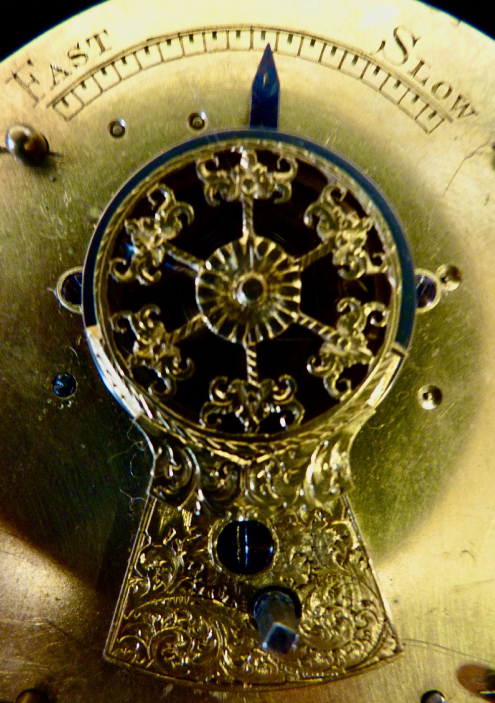 AN ORIGINAL WORKING GEORGE III 'SEDAN CLOCK' View IV