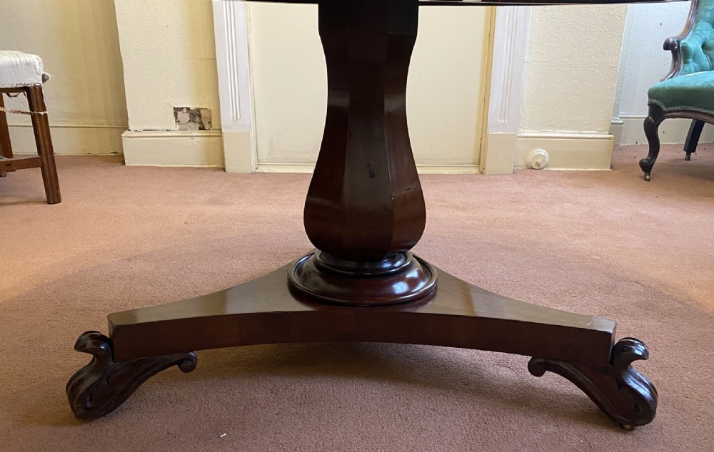 19th Century Circular Mahogany Tilt-Top Breakfast Table View V