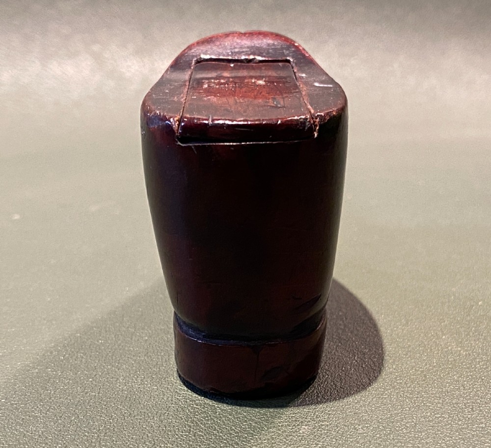 Mid 19th Century Mahogany Snuff Boot (110mm) View IV