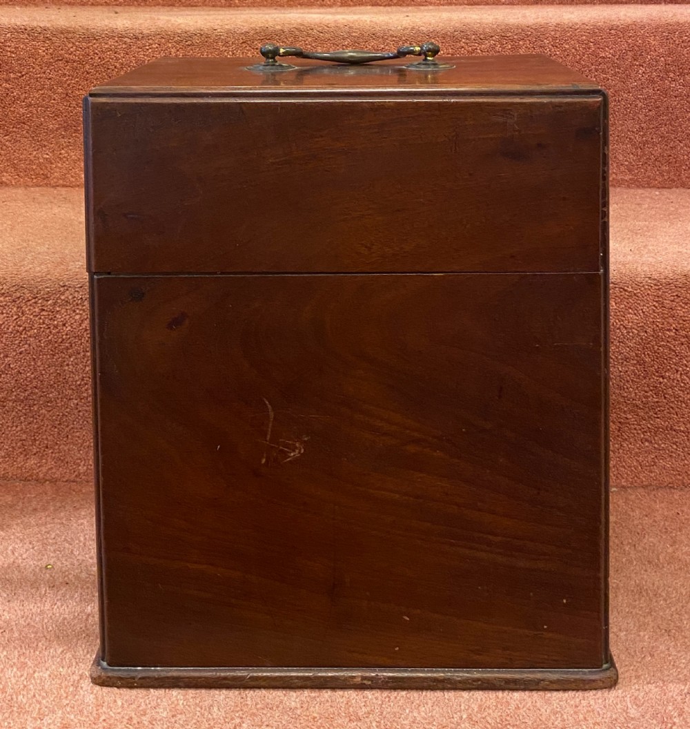 A superb 19th century Mahogany APOTHECARY BOX complete with contents View XIII
