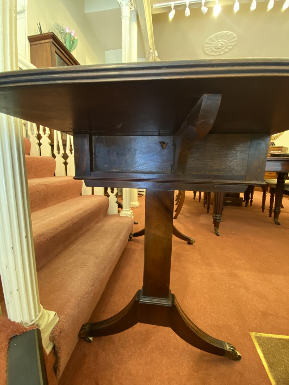 Late 19th century mahogany SOFA TABLE View IX