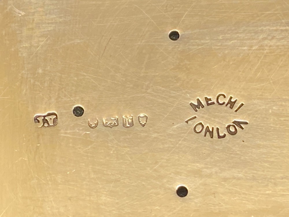 Walnut Lady's Dressing Case with hallmarked Silver tops (1872) View XI