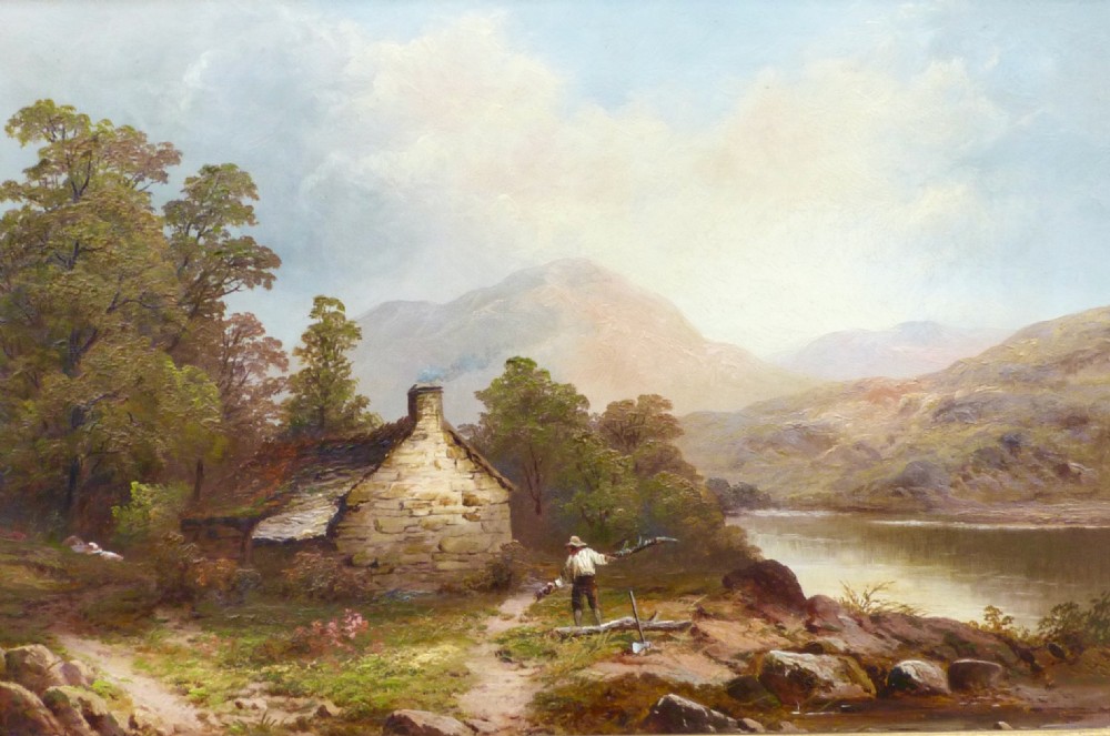 ENGLISH OIL PAINTING DATED 1879 View II