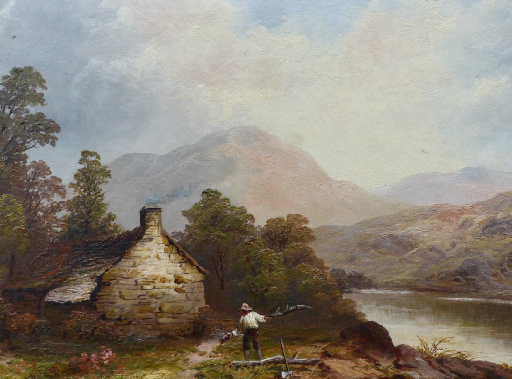 ENGLISH OIL PAINTING DATED 1879 View III