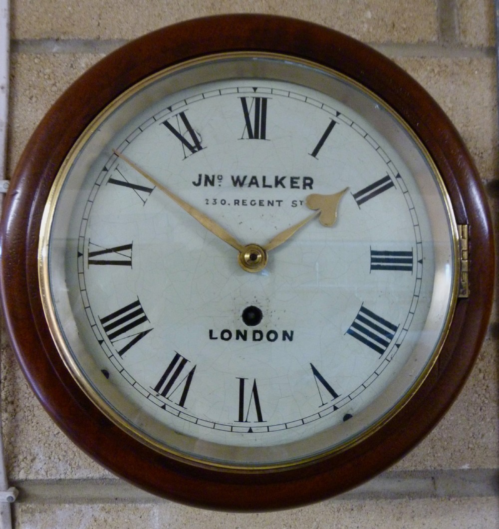 SMALL 8-INCH DIAL ENGLISH WALL CLOCK